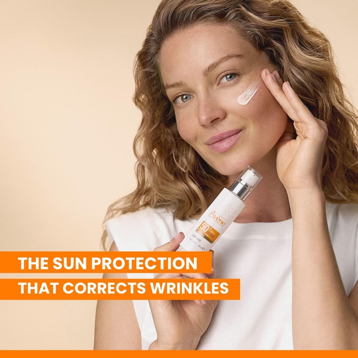 Actual product image Avène Sun Expert Anti-Aging Fluid SPF50 40ml (Sun cream face, SPF 50, 40 ml)