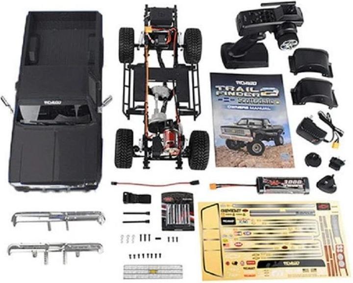 Actual product image Rc4Wd Scale Crawler Trail Finder 2 LWB Chevy K10 Black RTR, 1:10 (RTR Ready-to-Run)