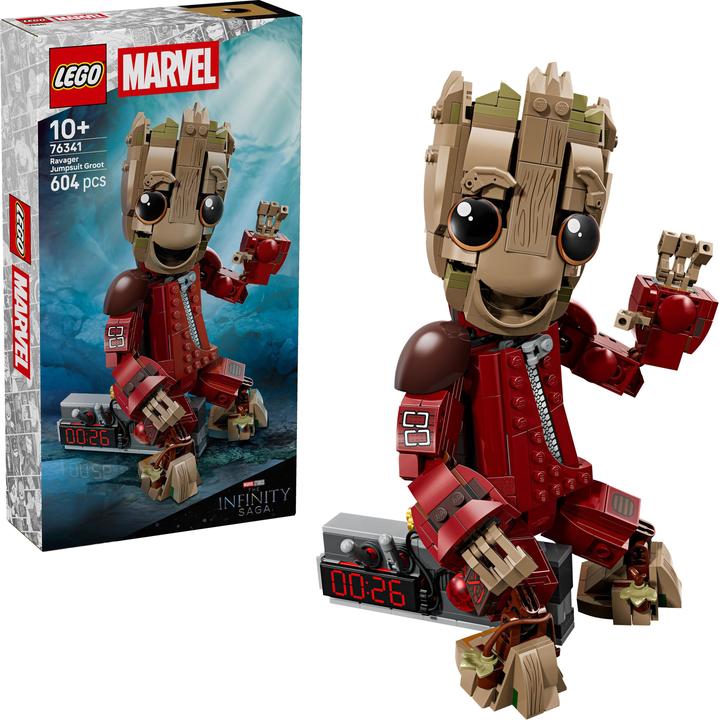 Immagine prodotto LEGO Marvel Super Heroes Groot in tenuta da Ravager (76341, LEGO Marvel)