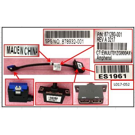 HPE FRONT USB3.0, USB Kabel