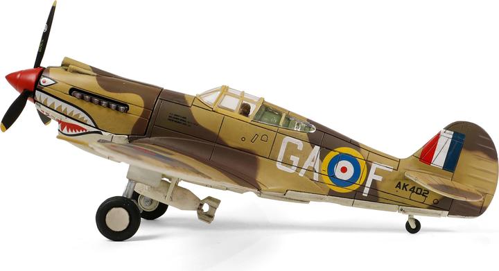Actual product image Carson 1:72 US Curtiss P-40B Tomahawk Mk.IB RAF