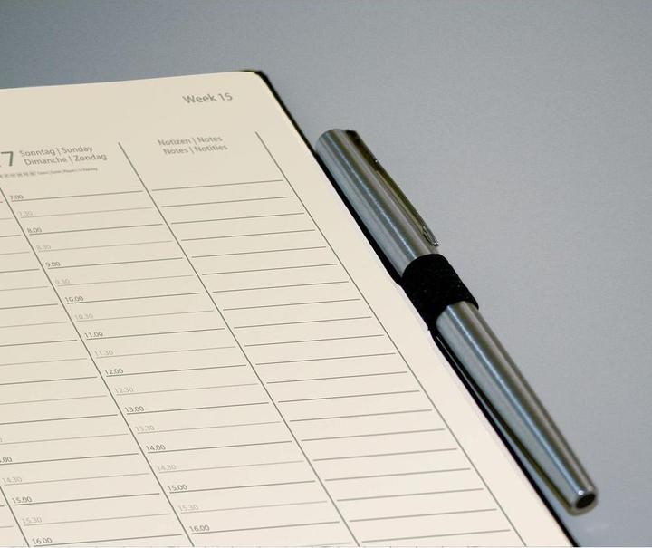 Productafbeelding Sigel Wochenkalender 2026 C2619 1W/2S schwarz 21.3x14.8cm (Duits, Nederlands, Engels, Frans)