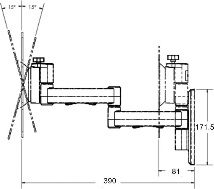 Actual product image Sanus MF215 (Wall, 39", 27.22 kg)