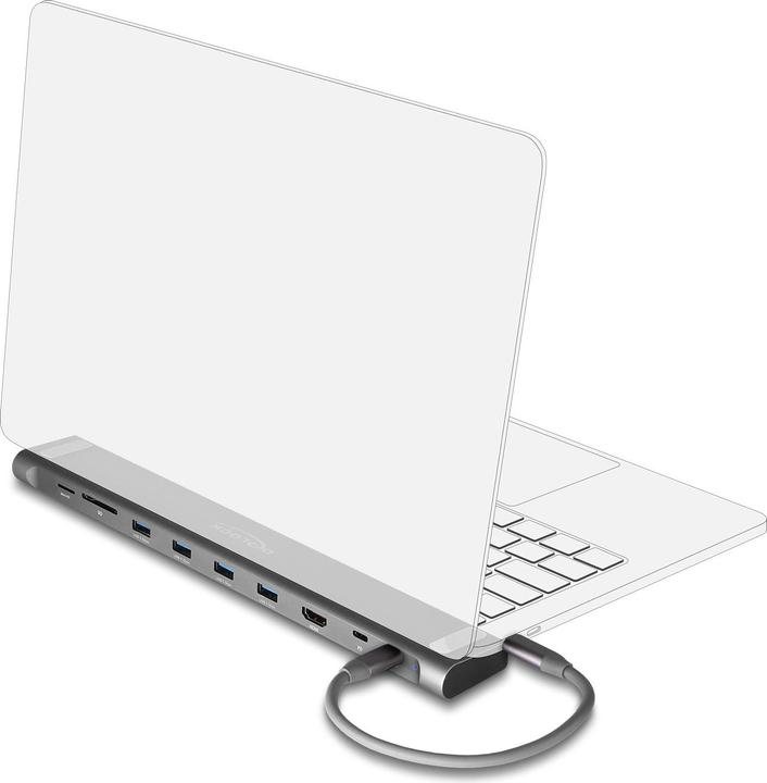 Actual product image Delock USB Type-C™ Slim Dockingstation 4K (USB-C)