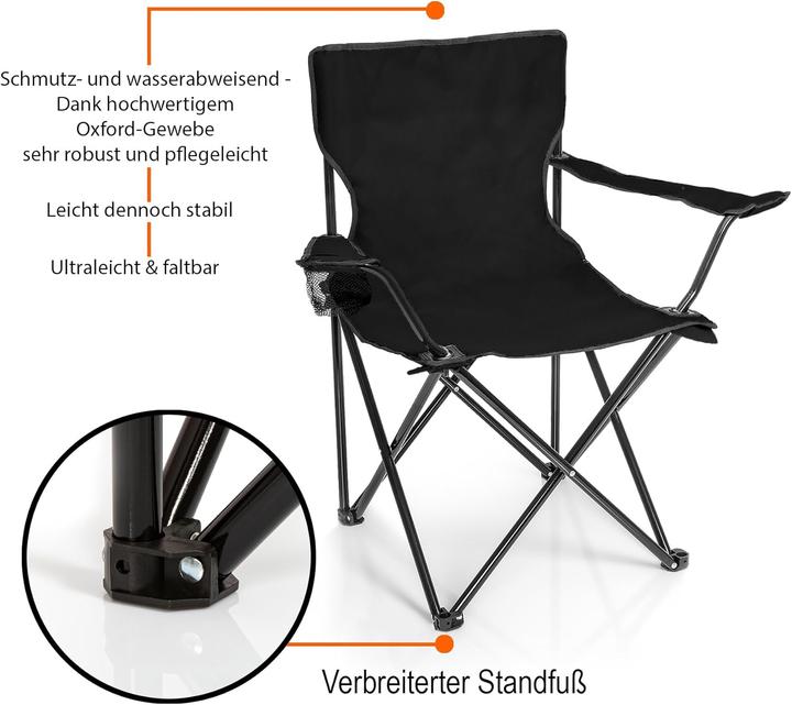 Image du produit BigDean Campingstuhl & Campingtisch-Set