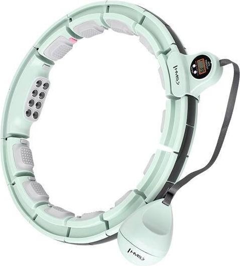 Produktbild HMS Hhm13 Hula Hoop Grün Mit Magneten Und Gewicht + Zähler (40 cm, 400 g)