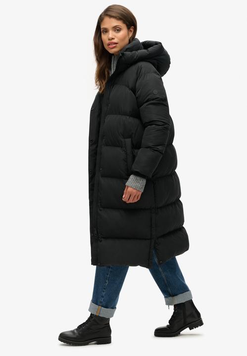 Actual product image Superdry Longline Hooded Puffer Jacket