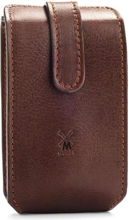 Produktbild Mühle Reiserasierset - braun, Florentiner Lederarbeit, Rasierpinsel (31M2