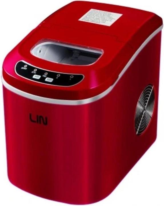 LIN Fabbricatore di ghiaccio portatile ICE PRO-R12 rosso