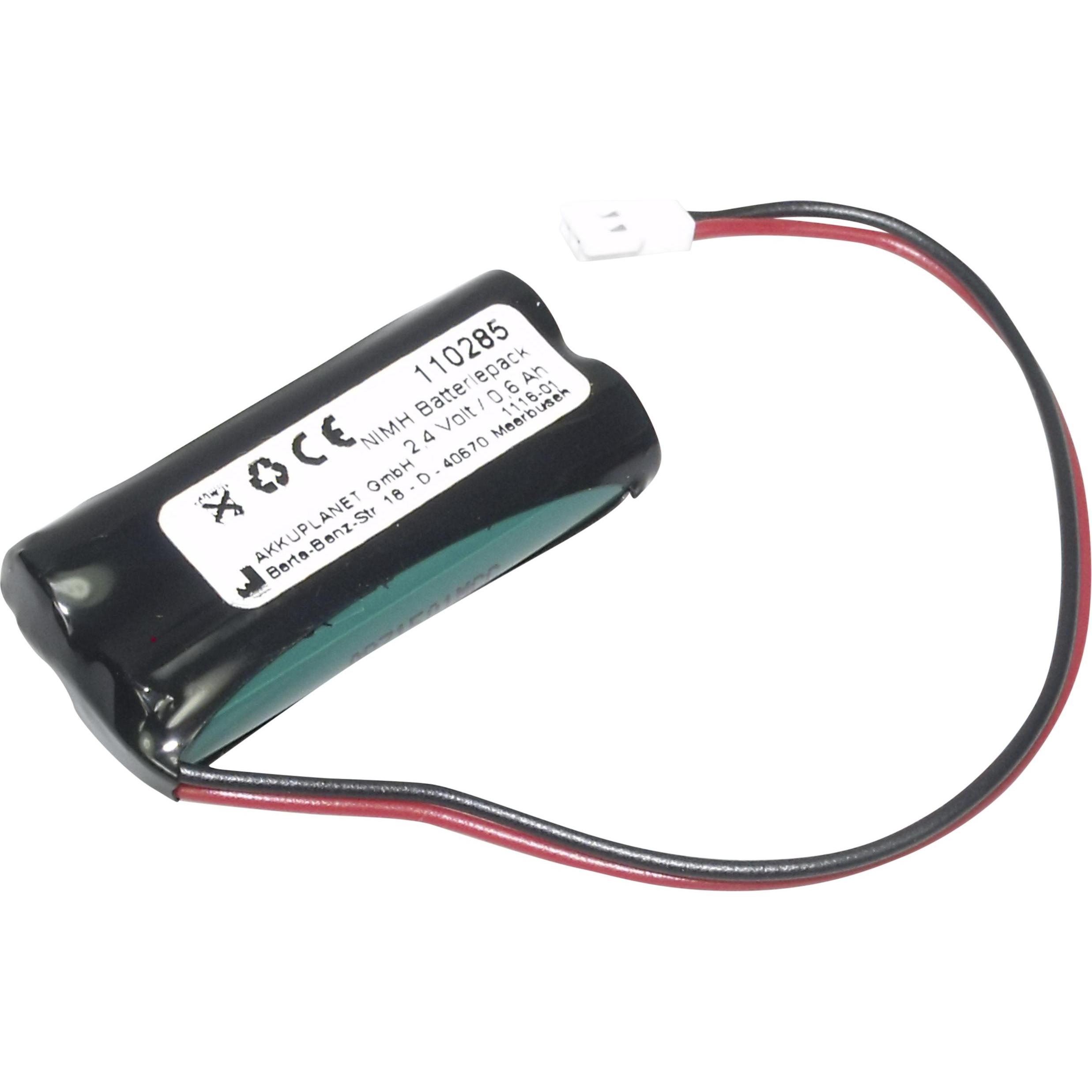 XCell NiMH Akku passend für Minolta Jaundice Meter JM103 2,4 Volt 0,60 Ah CE Konform (600 mAh), Batterien + Akkus