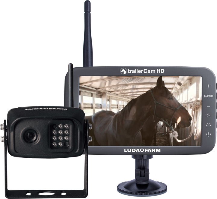 Actual product image LudaFarm TrailerCam HD Professional camera system for horse trailers (1280 x 720 pixels)