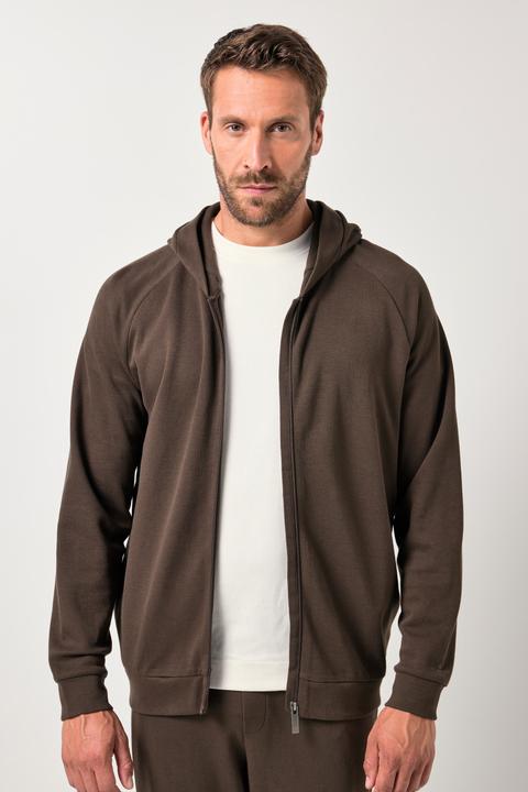 Produktbild JP1880 JP AWARE Loungewear-Kapuzenjacke, Nachhaltigkeit, GOTS zertifizierte Biobaumwolle (5XL)