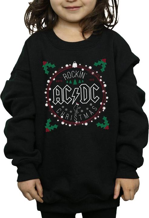 Produktbild AC/DC Christmas Circle Sweatshirt Mädchen (128)