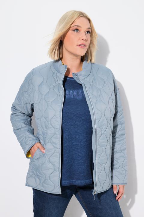 Image du produit Ulla Popken Veste matelassée légère HYPRAR, modèle déperlant, matière recyclée (50, 52)