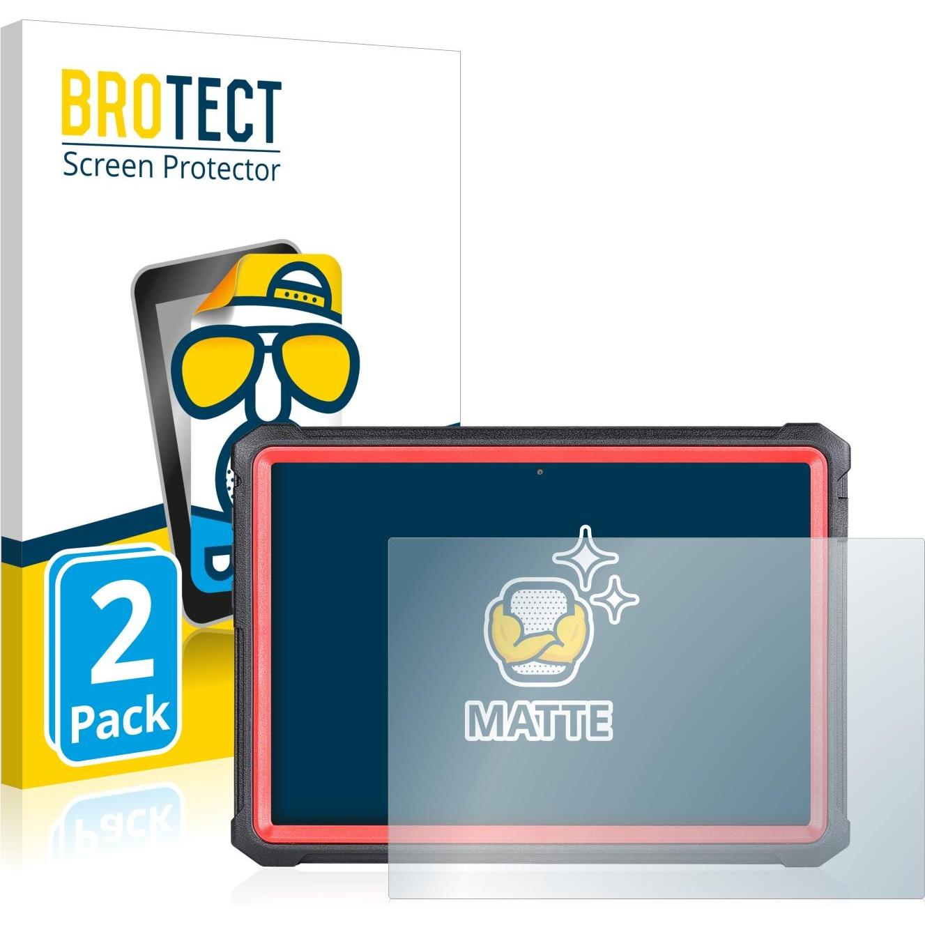 BROTECT Entspiegelungs-Schutzfolie Displayschutz Matt, Smartwatch Schutzfolie, Grau