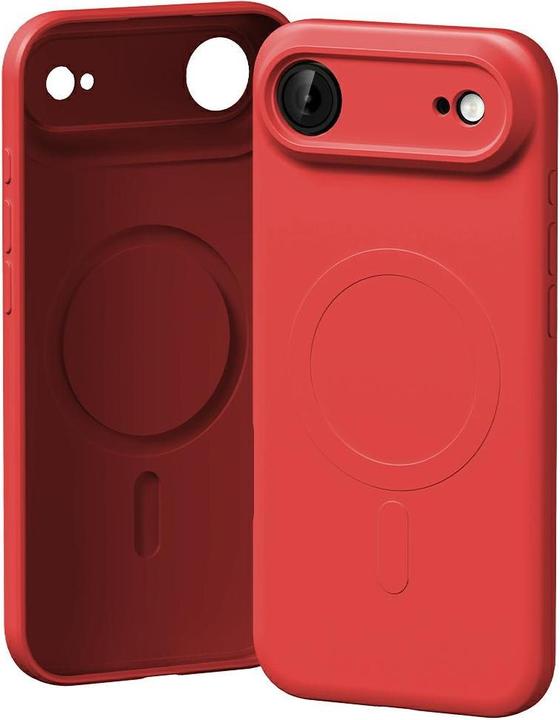 Semi-Silicone MagSafe Case for iPhone 17 Air Red (Apple iPhone Air)