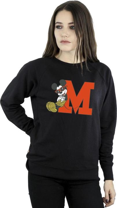 Actual product image Disney Womens/Ladies Mickey Mouse Leopard Trousers Sweatshirt (S)