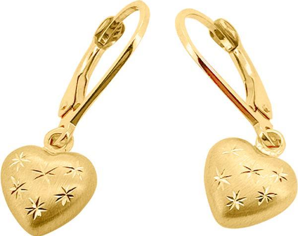 Actual product image JGZ Creoles heart & stars (18 carat gold 750)