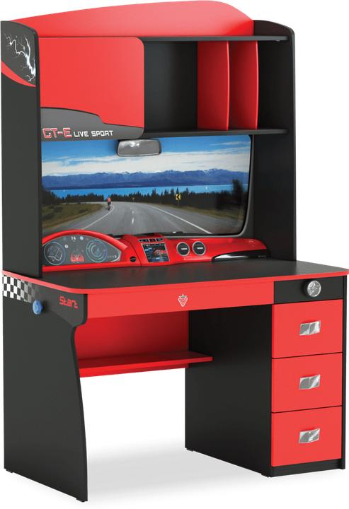 Image du produit Cilek Bureau Champion Racer avec soundsytem (117.30 x 117.12 x 196.50 cm)