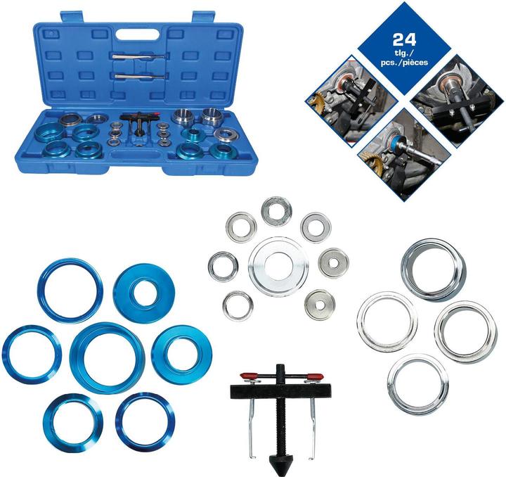 Actual product image Brilliant Tools Radial seal assembly-disassembly set, 24 pcs.