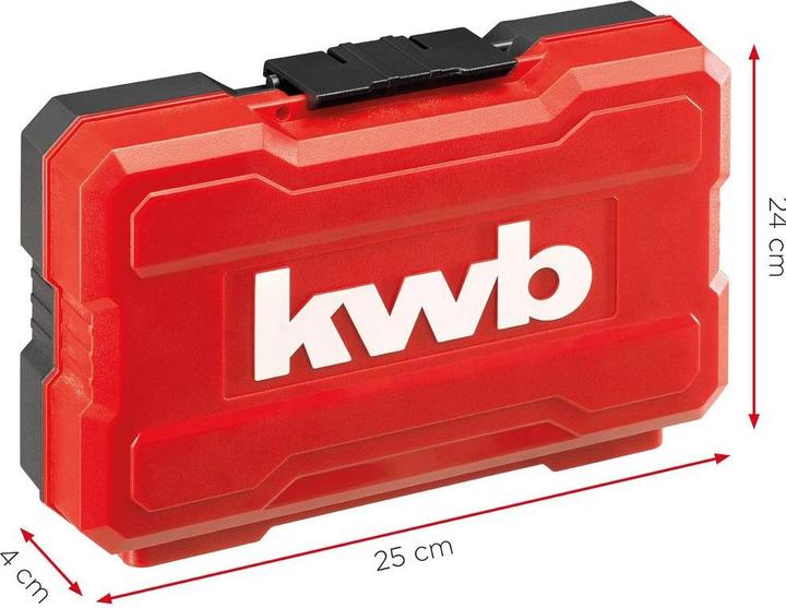 Produktbild kwb Bitbox Impact 37tlg L-Box (Bit-Adapter)