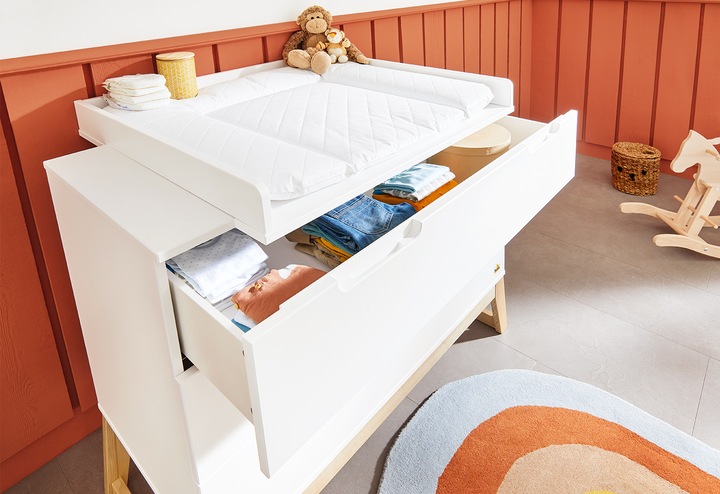 Produktbild Pinolino Kinderzimmer-Set 'Bridge' extrabreit, 3-tlg. (Kinderkleiderschrank)
