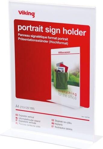 Actual product image Office Depot Table stand Straight A4 Transparent (A4)