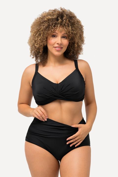 Produktbild Ulla Popken Bikini-Hose, Drapierung, High Waist (48)