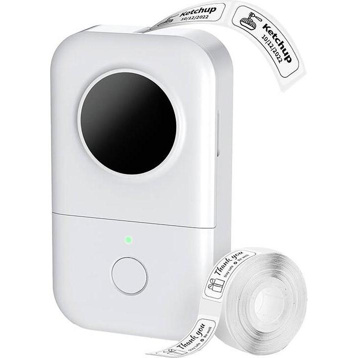 Phomemo D30 portable label printer (white), Beschriftungsgerät, Weiss