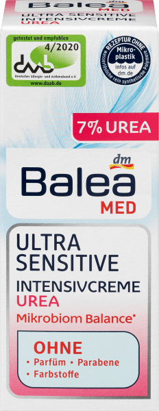 Produktbild dm Balea MED Intensivcreme Urea Ultra Sensitive (50 ml, Tagescreme)