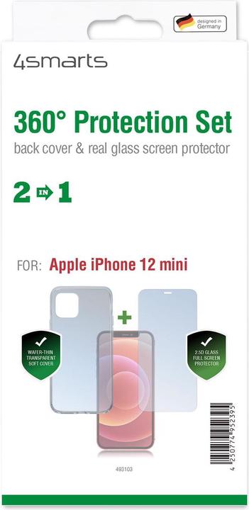 Produktbild 4smarts 360° Protection Set (Apple iPhone 12 mini)
