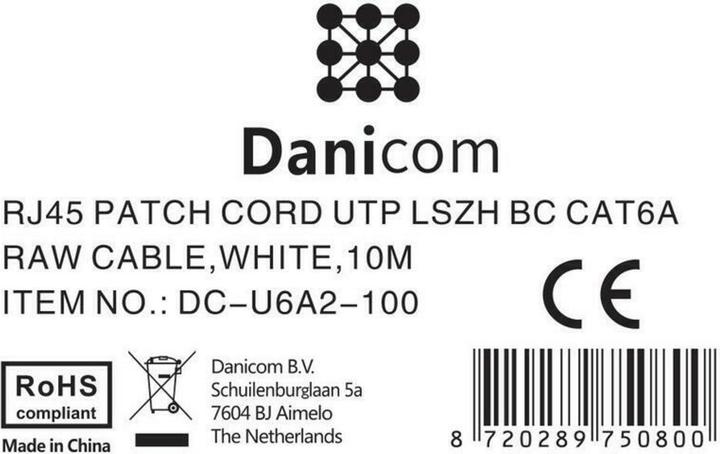 Produktbild Dsit CAT6a Netzwerkkabel 100% Kupfer (CAT6a, 10 m)