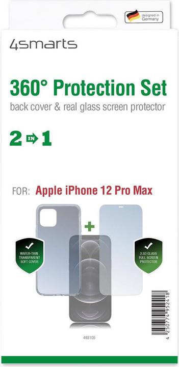 Produktbild 4smarts 360° Protection Set (Apple iPhone 12 Pro Max)