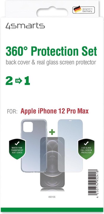 Actual product image 4smarts 360° Protection Set (Apple iPhone 12 Pro Max)