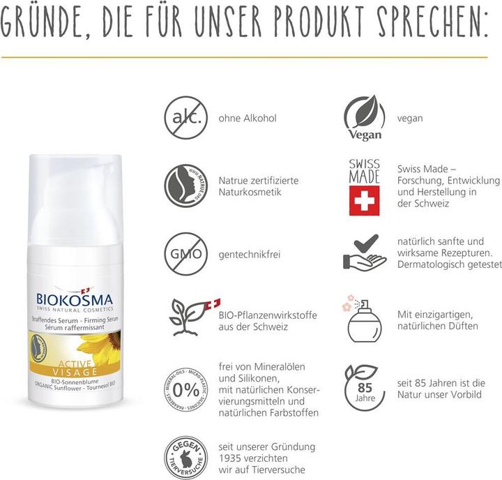 Actual product image Biokosma Active Visage (30 ml)