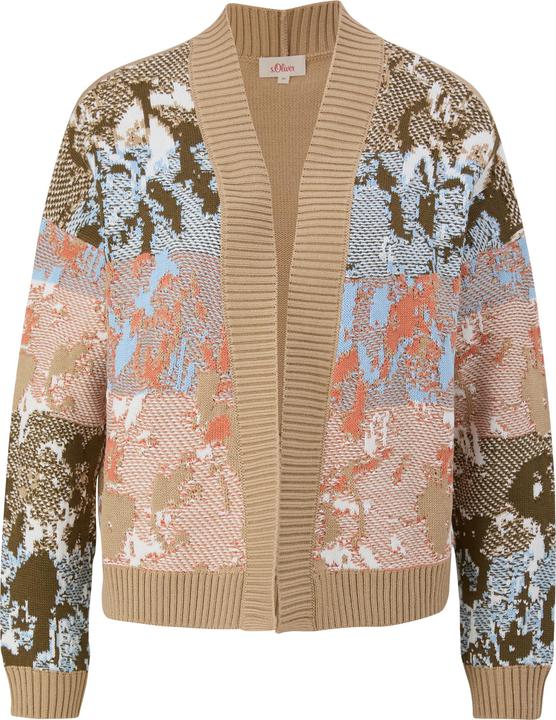 Produktbild s.Oliver Strickjacke Strickjacke mit Allovermuster (32)