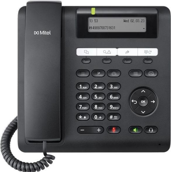 Produktbild Unify Tischtelefon OpenScape CP 205T TDM, Schwarz, WLAN: Nein