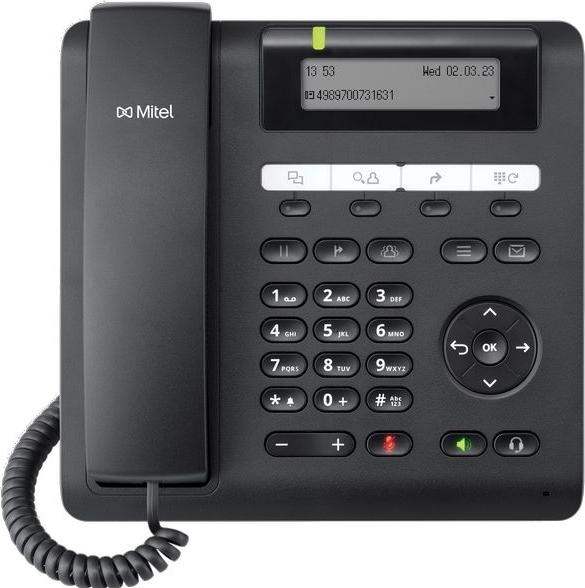 Actual product image Unify OpenScape CP 205T TDM desk phone, black, WLAN: No