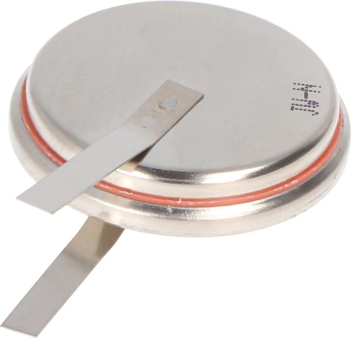 Produktbild AccuCell Batterie CR2450 mit Lötfahnen in U-Form (1 Stk., CR2450, 600 mAh)