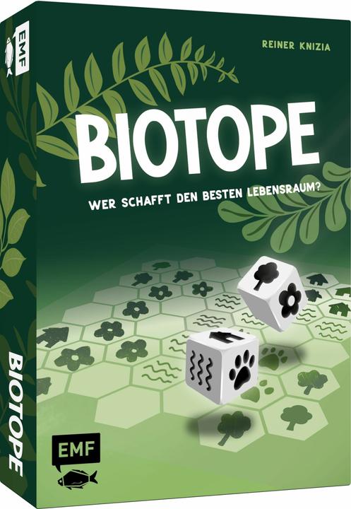 Productafbeelding Dobbelspel: Biotopen - Wie kan de beste habitat creëren? (Duits)