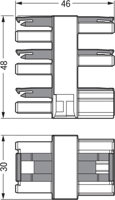 Produktbild Wago Netz-Verteiler Netz-Stecker -