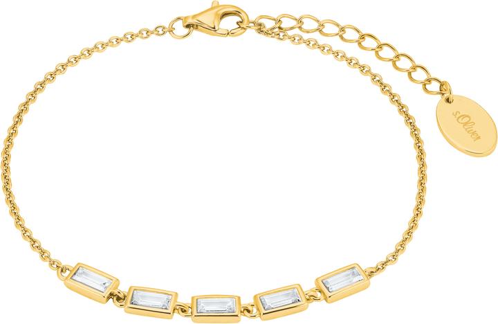 Actual product image S.Oliver Baguette grinding (20 cm, Sterling silver)