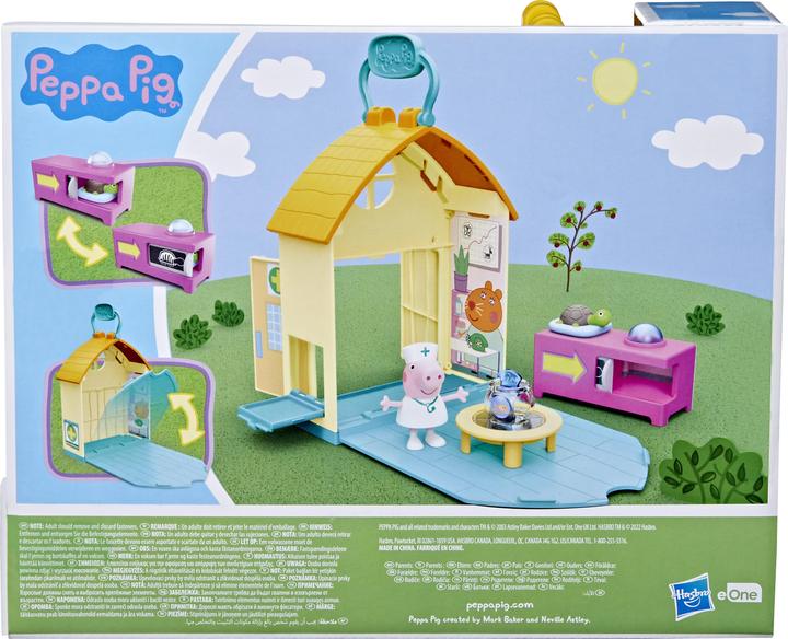Immagine prodotto Hasbro Il playset Peppa's Adventures Peppa at the Vet, giocattolo prescolare, con 1 figura e 3 acce