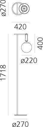 Image du produit Artemide Nh Floor (1142 lm, E27)