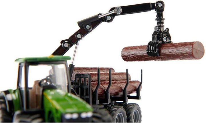 Actual product image Siku 1954 Tractor with trunk trailer 01:50