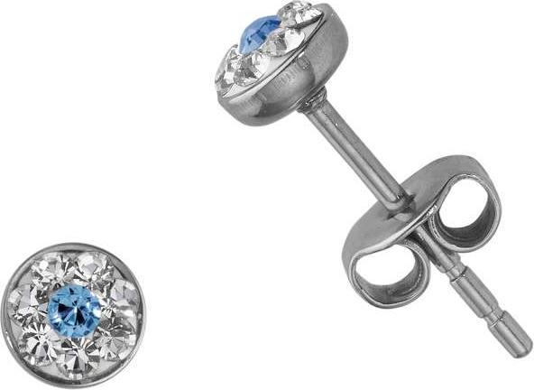 Image du produit Bijouteria Clous d'oreille (Acier inoxydable, Cristallin)