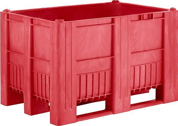 Image du produit Craemer Caisse-palette, capacité 470 l, rouge.