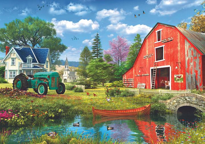 Actual product image Eurographics The red barn (1000 pieces)