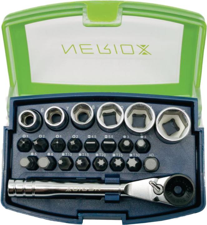 Actual product image Neriox Bit and socket wrench set 1/4" / 24-piece