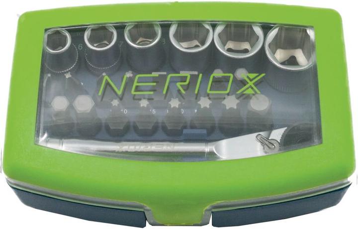 Actual product image Neriox Bit and socket wrench set 1/4" / 24-piece